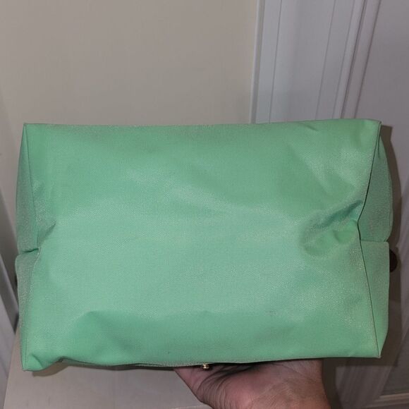 LONGCHAMP Li Pliage Classic Original S Bright Green Handle Foldable Tote Bag - Picture 7 of 16